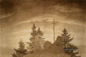 Caspar David Friedrich Werke - Kreuz im Berg romantischen Caspar David Friedrich
